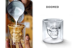 لیوان دوجداره اسکلتی DOOMED
