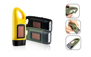 چراغ قوه دستی شارژی خورشیدی