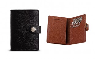 کیف جاکلیدی چرم طبیعی