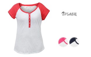 تیشرت سایز بزرگ زنانه SPLASH