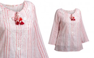 بلوز راه راه Soft Surroundings