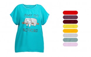 تیشرت زنانه طرح کوالا