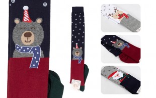 جوراب ساق بلند کریسمس M.L.D