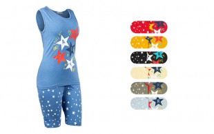 تاپ شلوارک چاپ ستاره