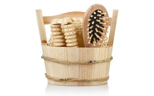 ست حمام چوبی