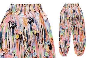 شلوار اسلش دخترانه آبرنگی