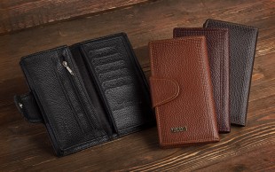 کیف پول پالتویی طرح Versace