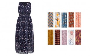 پیراهن ساحلی حریر زنانه