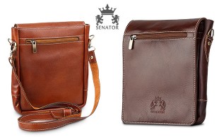 کیف کج چرمی SENATOR