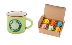 فنجان قهوه خوری 6 عددی StarBucks