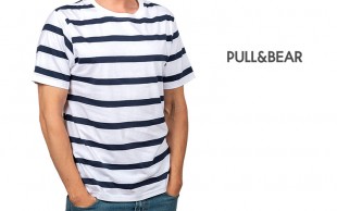 تیشرت راه راه مردانه Pull & Bear