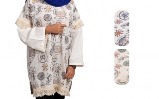 تونیک لینن طرحدار زنانه