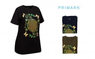 تیشرت زنانه Pirmark طرح شاپرک