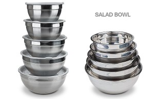 ست کاسه سالاد استیل