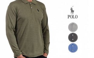 پولوشرت آستین بلند مردانه POLO