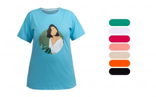 تیشرت زنانه طرح Face off