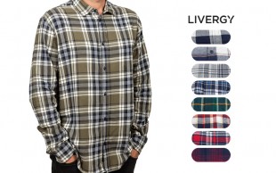 پیراهن پشمی چهار خانه Livergy