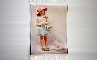 چاپ روی پازل قلبی یا فرش در چاپ ساعی