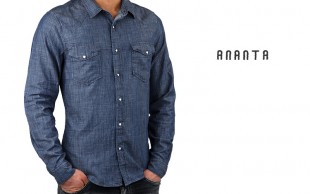 پیراهن مردانه طرح جین Ananta