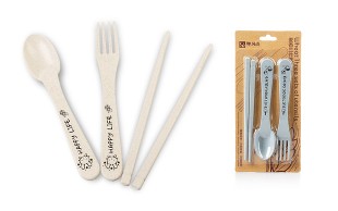 ست قاشق چنگال و چاپستیک