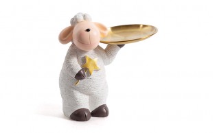 مجسمه گوسفند سینی دار