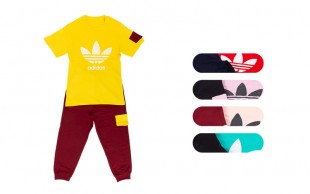 ست تیشرت شلوار بچگانه طرح adidas