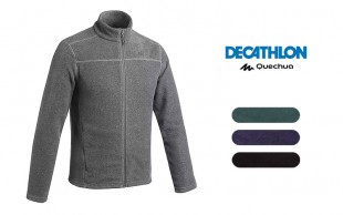 سویشرت مردانه تمام زیپ Decathlon