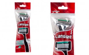 تيغ 6 لبه پفکی Lemser