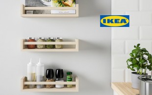شلف چوبی IKEA مدل BEKVAM