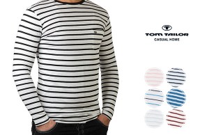 تیشرت آستین بلند راه راه TTD