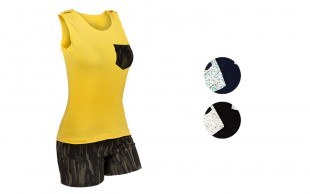 تاپ شلوارک زنانه طرحدار