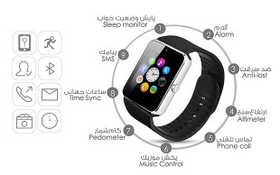 ساعت هوشمند طرح iWatch