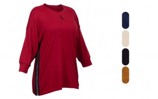 تونیک زنانه یقه اشکی کد 15072