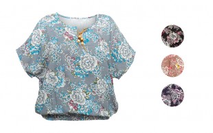 بلوز گلدار زنانه