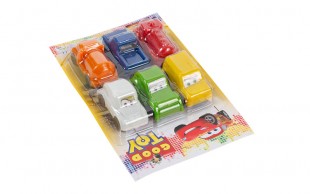 بسته 6 عددی ماشین اسباب بازی The Cars