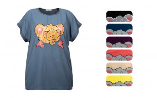 تیشرت زنانه طرح کوالا