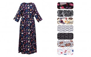 پیراهن ساحلی آستین بلند