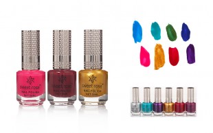 پکیج شش عددی لاک ناخن Sweet Rose