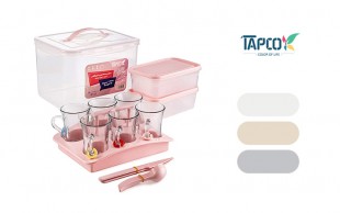 ست صبحانه خوری مسافرتی 6 نفره مدل الگانس تاپکو