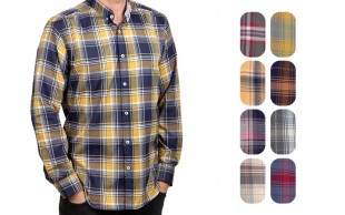 پیراهن چهارخانه Pull&Bear