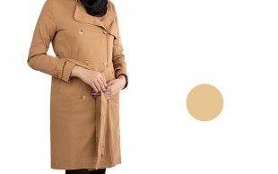 مانتو کتان زنانه Dispark