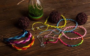 دستبند و پابند بافت Colorful