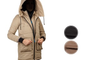 کاپشن بلند زنانه گندم