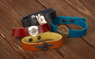 دستبند چرمی