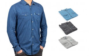 پیراهن جین مردانه Gulf Bird