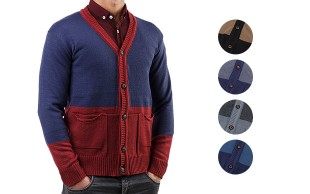 ژاکت بافت مردانه knobbed