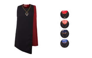 تاپ حریر کرپ زنانه Bicolor