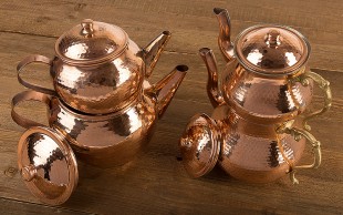 کتری و قوری مسی