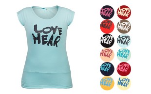 تیشرت زنانه LOVE HEAR