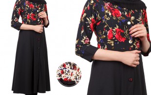 مانتو بلند زنانه Floral